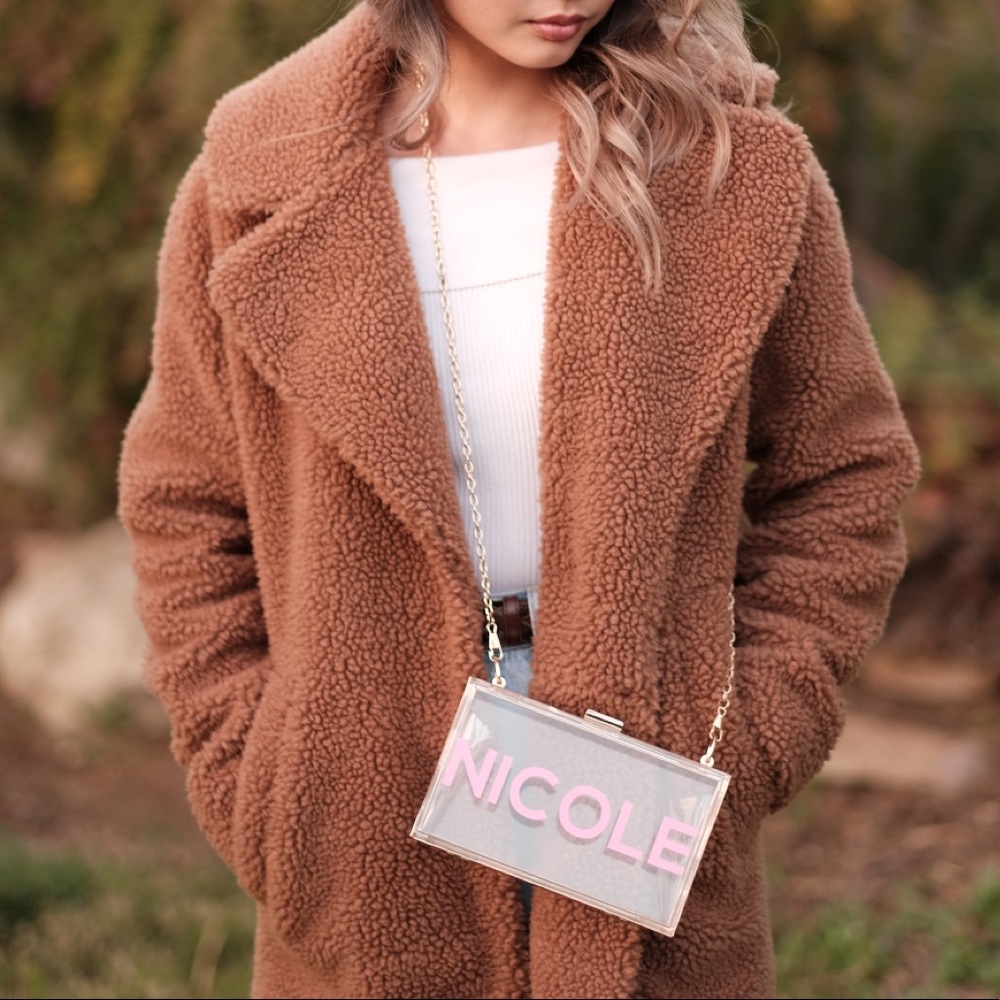 A&F teddy coat